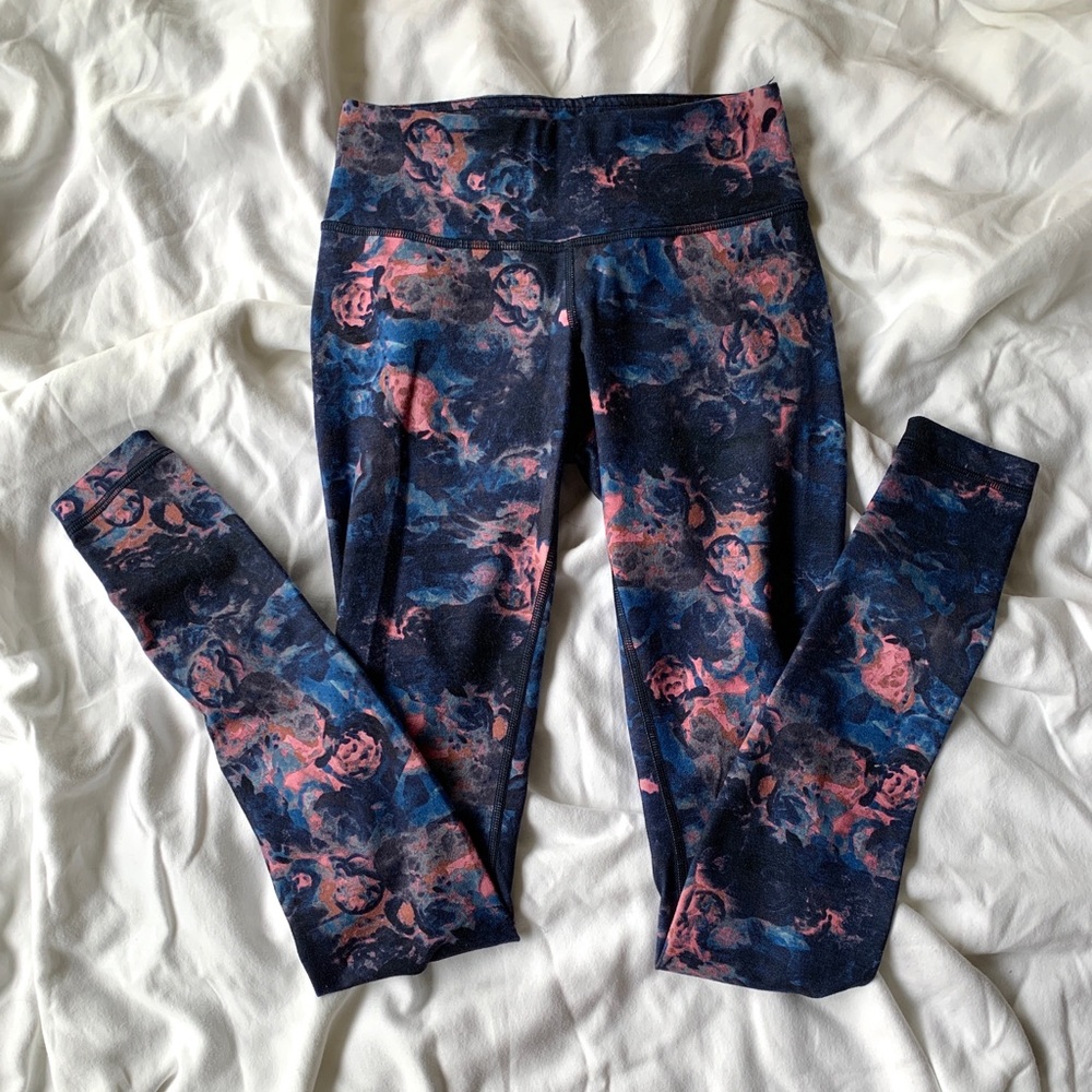 Lululemon Rare Blue and Pink Leggings